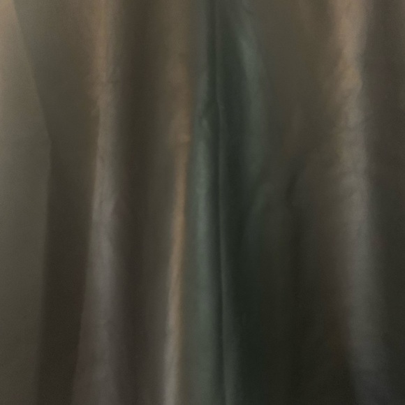 Chi Chi Black Vegan Leather A-line Skirt Small - Picture 3 of 5